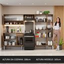 Ver imagem 6 de Armário de Cozinha Completa 261cm Rustic Emilly Madesa 02
