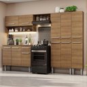Ver imagem 1 de Armário de Cozinha Completa 261cm Rustic Emilly Madesa 02