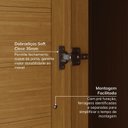 Ver imagem 7 de Guarda Roupa Planejado Canto Linear Porta Ripada Samambaia CabeCasa MadeiraOriginals Marrom/Carvalho