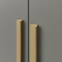 Ver imagem 7 de Guarda-Roupa Casal com 6 Portas e 2 Gavetas 150cm Multimóveis Crsal-GRP129 - Madeirado/Cinza