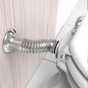 Ver mais imagens de Conjunto Tubo de Ligação 25cm para Bacia Sanitária Cromado +anel de Vedação para Vaso Sanitário