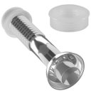 Ver imagem 4 de Conjunto Tubo de Ligação 25cm para Bacia Sanitária Cromado +anel de Vedação para Vaso Sanitário
