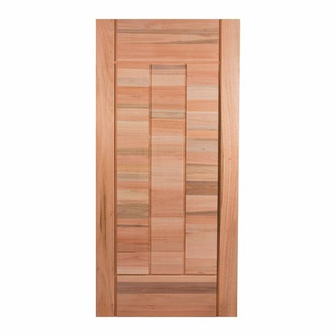Folha de Porta Maciça em Eucalipto Acabamento Natural 210x120cm PM97 Cruzeiro Portas Natural