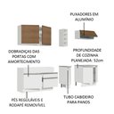 Ver imagem 5 de Armário de Cozinha Completa 220cm Branco/Branco/Rustic Parma Madesa 03