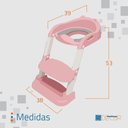 Ver imagem 5 de Assento Sanitário Infantil com Escada Azul