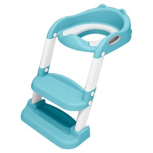 Assento Sanitário Infantil com Escada Azul