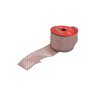 Fita Aramada de Cetim C/glitter Rosa Champagne 6.3cm X 9.14m - 1