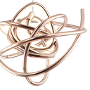 Ver imagem 3 de Pendente Ninho Dourado e Branco (d)23cm 1x12w 3000k 960lm - Wd017s