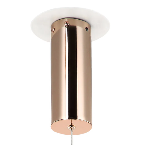Pendente Ninho Dourado e Branco (d)23cm 1x12w 3000k 960lm - Wd017s