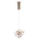 Ver imagem 5 de Pendente Ninho Dourado e Branco (d)23cm 1x12w 3000k 960lm - Wd017s