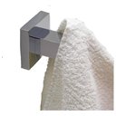 Ver imagem 3 de Toalheiro Inox Banheiro Kit Instalação Quadrado Cromo C6953f Luuk Young