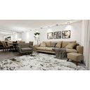 Ver imagem 2 de Poltrona Pétala Base em Linho:02-bege Pés Tabaco