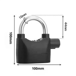 Cadeado para Bicicleta com Alarme 110db - Segurança Reforçada - 4