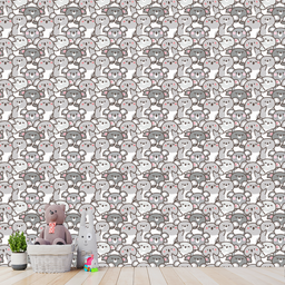 Papel de Parede Adesivo Desenho de Coalas Quarto Bebê 9m - 3