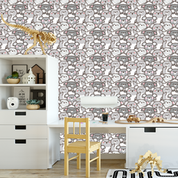 Papel de Parede Adesivo Desenho de Coalas Quarto Bebê 9m - 4