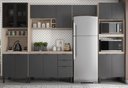 Ver imagem 1 de Cozinha Modulada Completa Firenze 330m com Balcão 120m com Tampo Mpd - Avena Touch/ Grafito Demóbile