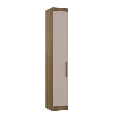 Guarda Roupa Dormitório Modulado Paris Módulo 1 Porta - Luciane 323:Avelã e Cinammon