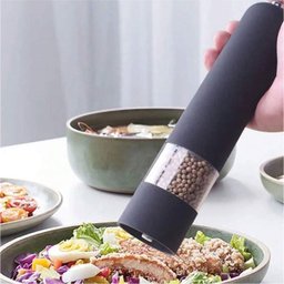 Moedor Eletrico Tempero Sal Pimenta Cozinha Condimento Preparo Triturador Automatico Receita Refeiça - 2