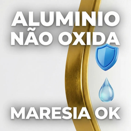 Espelho Grande Corpo Inteiro com Moldura Metal Orgânico Decorativo 170x70cm Luxo - 3