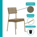 Ver imagem 7 de Conjunto Sala de Jantar 4 Cadeiras Jess Carraro Carvalho Dourado