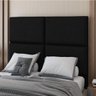 Cabeceira Casal Estofada 140cm Laka Espresso Móveis - 1