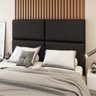 Cabeceira Queen Estofada 160cm Laka Espresso Móveis - 1