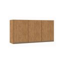 Ver imagem 1 de Armário Aéreo 3 Portas 120cm Cozinha Modulada Paris Menu Móveis Freijó