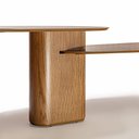 Ver imagem 2 de Mesa de Jantar Atta de Madeira com Bancada 300cm, 320cm, 340cm, 360cm e 380cm 300cm X 100cm Preto