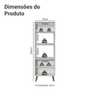 Ver imagem 2 de Torre Quente com 3 Portas 70 cm Branco Pieta Madesa