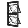 Janela Vitro Maxim-ar 50x100 Req. 7cm Grade Xadrez Vertical Stander - 1