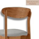 Ver imagem 5 de Kit 2 Cadeiras para Sala de Jantar Monaco Madeira Maciça