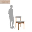 Ver imagem 4 de Kit 2 Cadeiras para Sala de Jantar Monaco Madeira Maciça