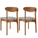 Ver imagem 3 de Kit 2 Cadeiras para Sala de Jantar Monaco Madeira Maciça