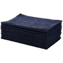 Ver imagem 1 de Kit 10 Toalhas de Rosto para Salão de Beleza Perfeito Estilo Salão Preto