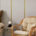 Ver imagem 3 de Fita Metalizada Auto Colante Pvc 24mm P Decoração de Móveis e Paredes Dourado 5m
