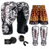 Kit Boxe Muay Thai Fheras Top Caveira Branca (03003558) - 1