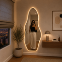 Ver imagem 1 de Espelho Aruba - Linha Couro - - Caramelo - 140x70 - com LED