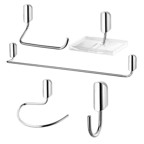Kit de Acessórios para Banheiro com 5 Peças 2000 C32 - 7041255 - Lorenzetti