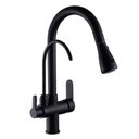 Ver imagem 1 de Torneira Luxo Preto Quente Frio Extensivel 360 Regulavel
