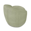 Ver imagem 7 de Poltrona Decorativa Orgânica Giratória Lua Bouclê Verde Pistache D03 - D’Rossi