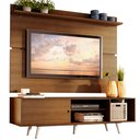 Ver imagem 2 de Rack Madesa Dubai e Painel para Tv até 65 Polegadas com Pés - Rustic/branco