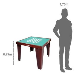 Mesa de Dominó / Xadrez / Dama Klopf 1078 - 3