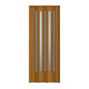 Ver imagem 3 de Porta Sanfonada de PVC Translucido 210cm x 60cm Plastporta Bcf Marrom/Cerejeira com