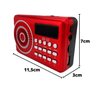 Mini Rádio Recarregável Bluetooth Bolso Fone Ouvido Caixinha - 3