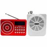 Mini Rádio Recarregável Bluetooth Bolso Fone Ouvido Caixinha - 1