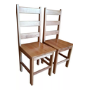 Ver imagem 1 de 4 Cadeiras Madeira Maciça Para Mesa De Jantar