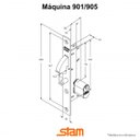 Ver imagem 2 de Fechadura 901 Gorje Externa Inox