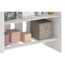 Ver imagem 4 de Mini Trocador com Prateleiras Moisés Branco Brilho - MoveisAqui