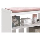 Ver imagem 3 de Mini Trocador com Prateleiras Moisés Branco Brilho - MoveisAqui