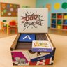 Jogo da Memória Alfabetização 52 Pçs Mdf Alfabeto e Figuras Brinquedo Didático Pedagógico - 4